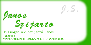 janos szijarto business card